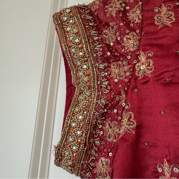 Indian/Pakistani Silk Salwar Kurta Suit - Picture 6 of 12